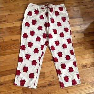 Hanna Andersson snoopy Christmas pants